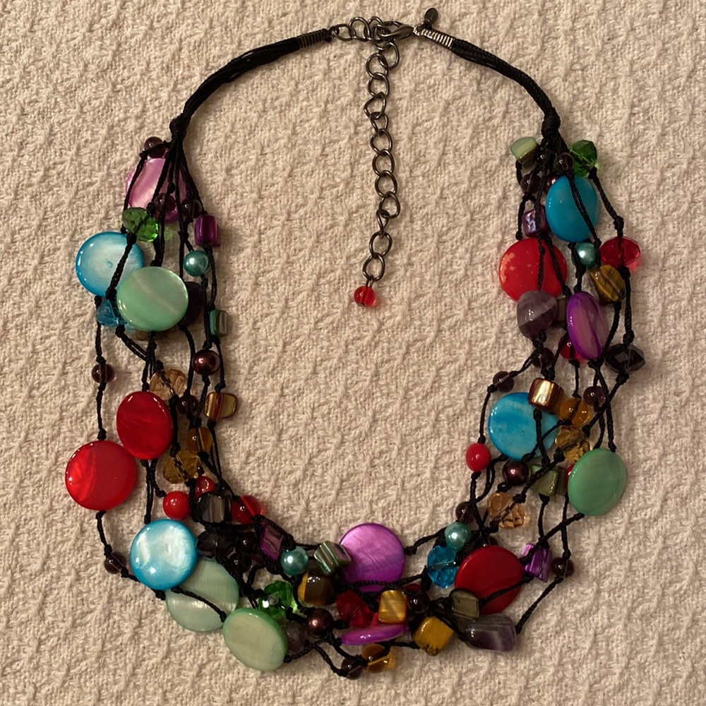 Premier Designs Colorful Beaded Necklace